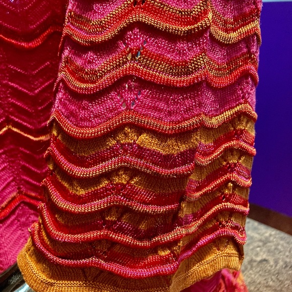 MISSONI Pink Loose Fit Knit Top - Picture 5 of 12
